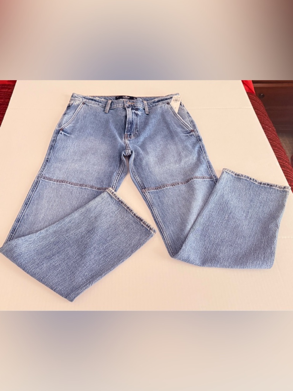 NWT Hollister Epic Flex Light Wash Carpenter Jeans-32x32